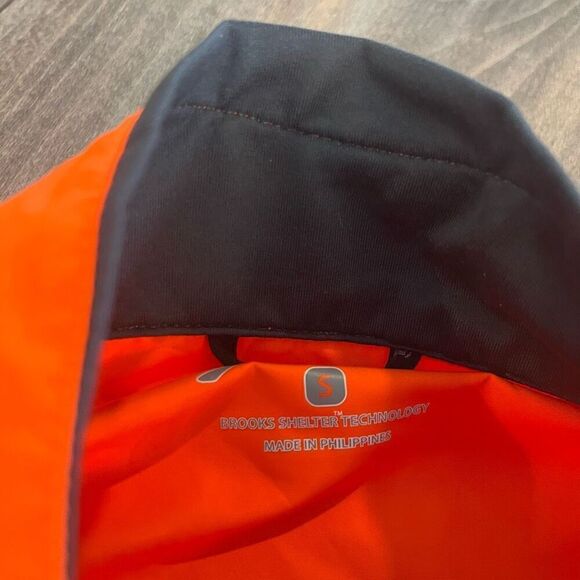 Brooks Orange Athletic Running Vest Men Small - Picture 5 of 6